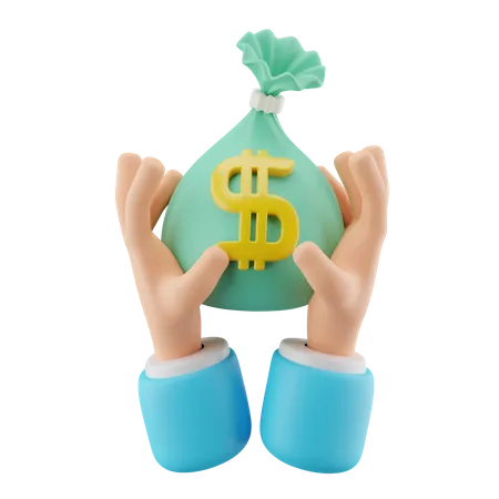 Ahorro de dinero  3D Icon