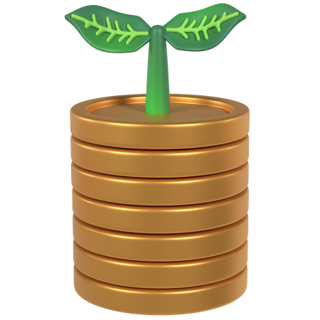 Ahorro de monedas  3D Icon