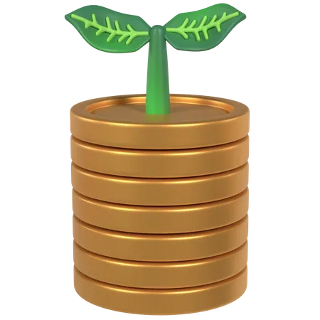 Ahorro de monedas  3D Icon