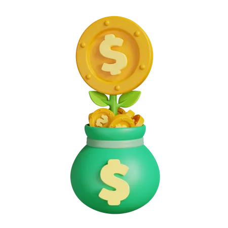 Ahorro de dinero  3D Illustration