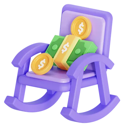 Ahorros para la jubilación  3D Icon