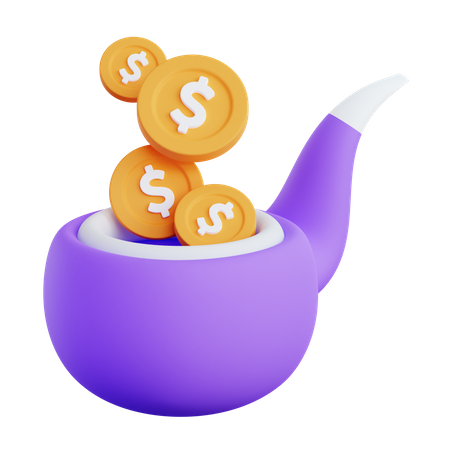 Ahorros para la jubilación  3D Icon