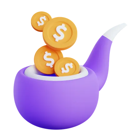 Ahorros para la jubilación  3D Icon