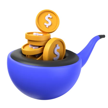 Ahorros para la jubilación  3D Icon