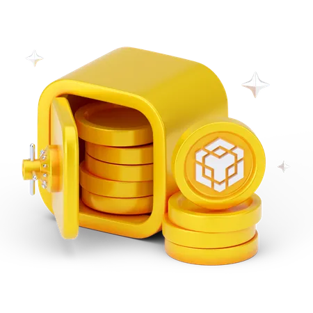 Ahorros binance  3D Icon