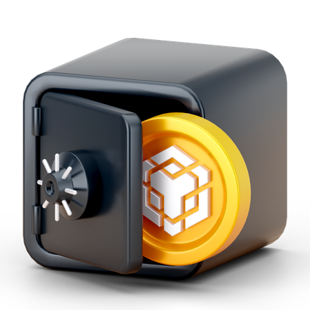 Ahorros binance  3D Icon