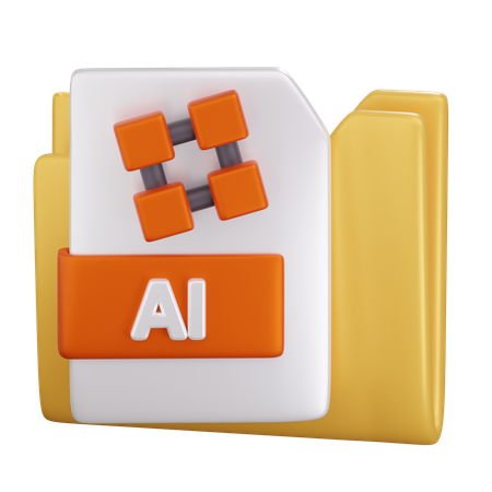 Ai  3D Icon