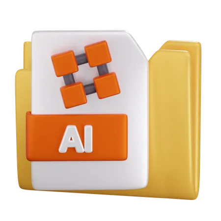 Ai  3D Icon