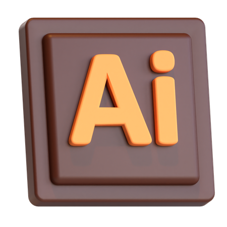 Ai  3D Icon