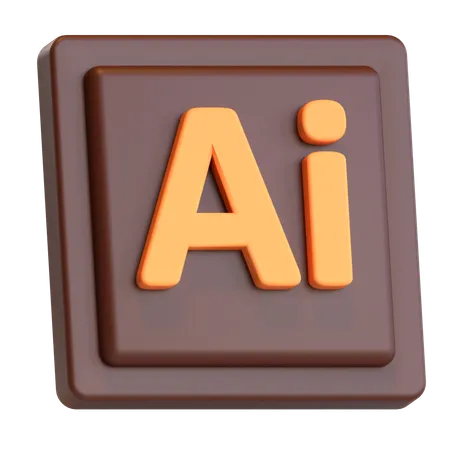 Ai  3D Icon