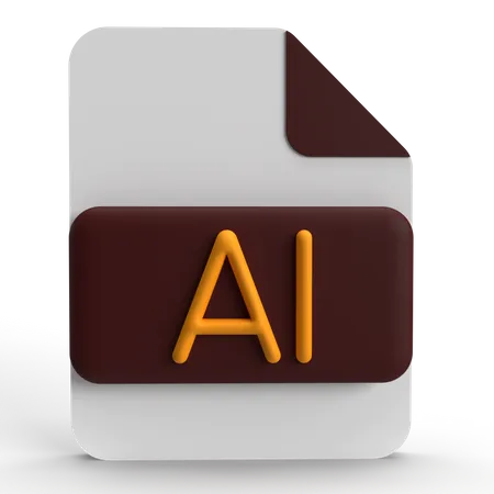 AI  3D Icon