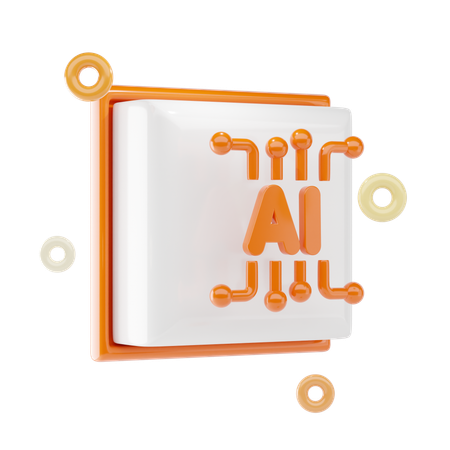 Ai  3D Icon