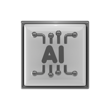 Ai  3D Icon