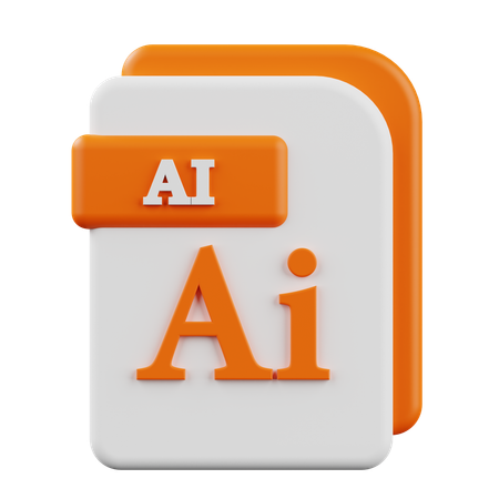 AI  3D Icon