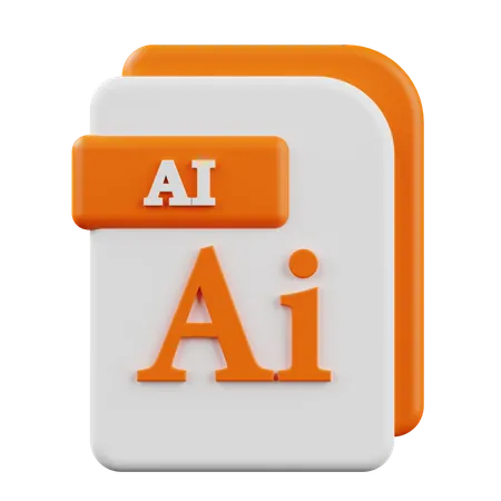 AI  3D Icon