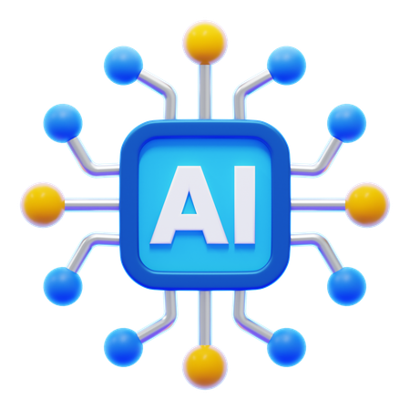 AI  3D Icon