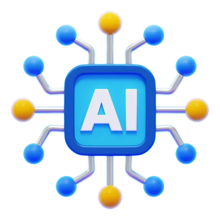 AI  3D Icon