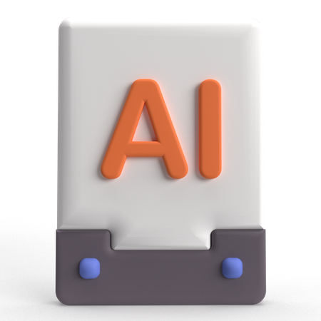 AI  3D Icon