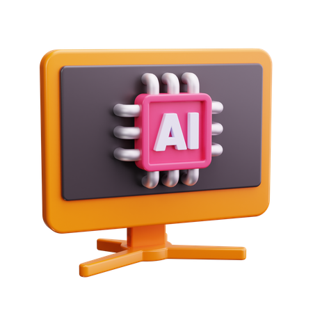 Ai  3D Icon