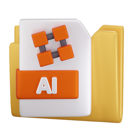 Ai  3D Icon