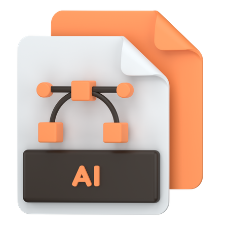 AI  3D Icon