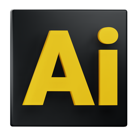 Ai  3D Icon