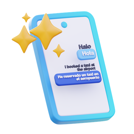 AIライブ翻訳  3D Icon