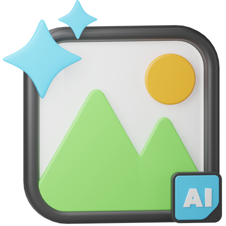 AI 이미지 생성기  3D Icon