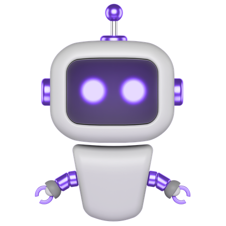 로봇 AI  3D Icon
