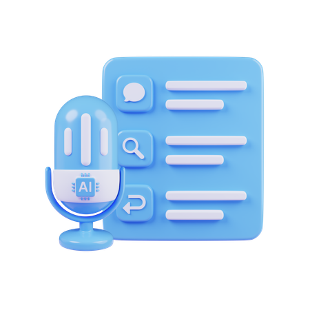 AI管理  3D Icon