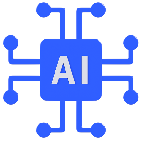 AI  3D Icon