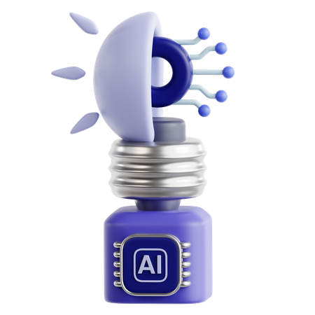AI 혁신  3D Icon