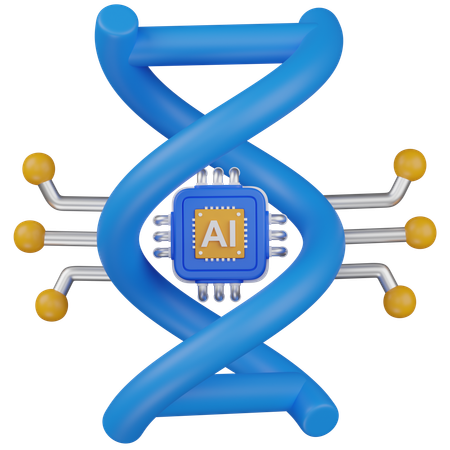 AI ADN  3D Icon