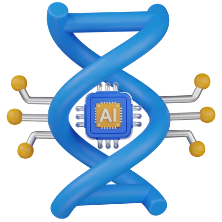 AI ADN  3D Icon