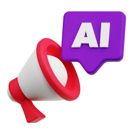 Ai Ads  3D Icon