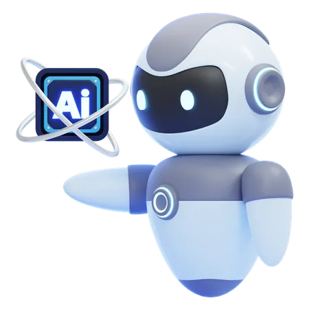 AI Agency Core 3D Icon