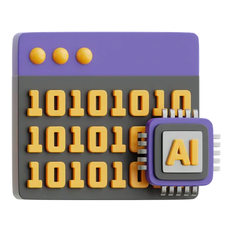 AI Algorithm  3D Icon