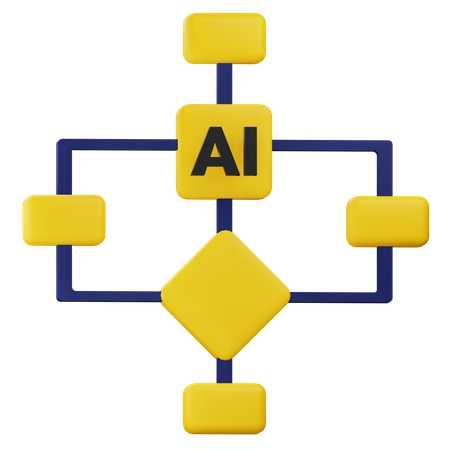 Ai Algorithm  3D Icon