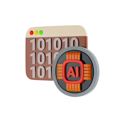 Ai Algorithm  3D Icon