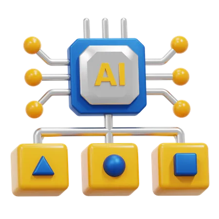 AI ALGORITHM  3D Icon