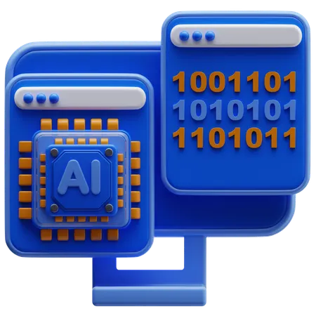 Ai Algorithm  3D Icon