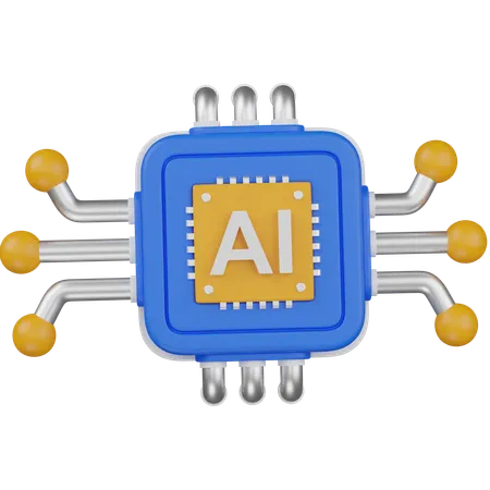 Ai algorithm  3D Icon