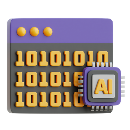 AI Algorithm  3D Icon