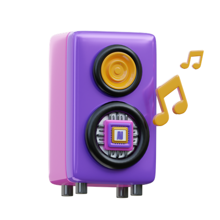 Altavoz ai  3D Icon