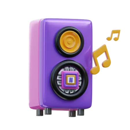 Altavoz ai  3D Icon