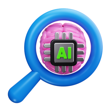 AI分析  3D Icon