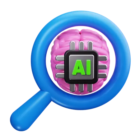 AI分析  3D Icon