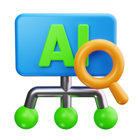 AI分析  3D Icon