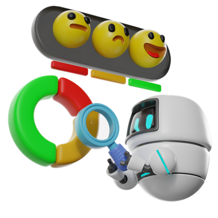 AI分析  3D Icon