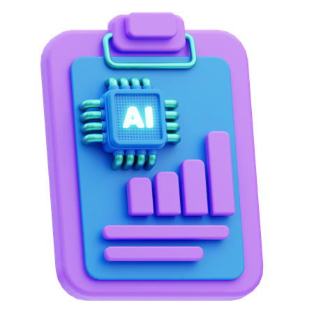 Ai Analysis  3D Icon